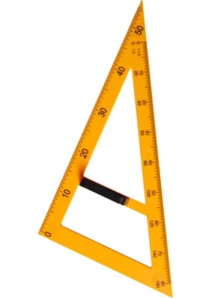 Çok Işlevli Öğretim Cetveli, Matematik Geometri Cetveli Öğretim Malzemeleri, Matematik 60 Üçgen (Yurt Dışından)