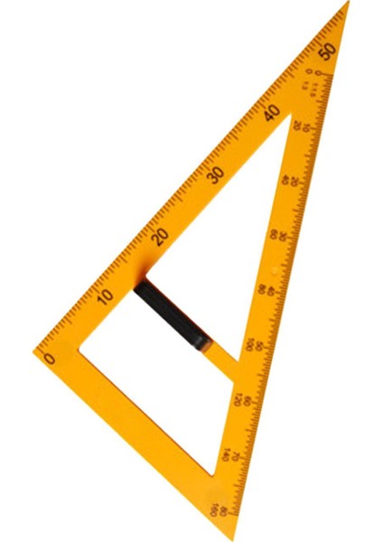 Çok Işlevli Öğretim Cetveli, Matematik Geometri Cetveli Öğretim Malzemeleri, Matematik 60 Üçgen (Yurt Dışından)