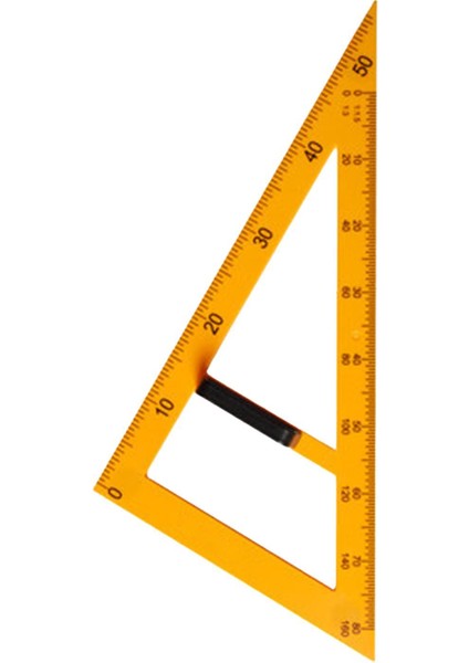 Çok Işlevli Öğretim Cetveli, Matematik Geometri Cetveli Öğretim Malzemeleri, Matematik 60 Üçgen (Yurt Dışından)