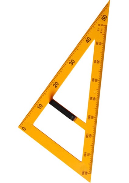 Çok Işlevli Öğretim Cetveli, Matematik Geometri Cetveli Öğretim Malzemeleri, Matematik 60 Üçgen (Yurt Dışından)