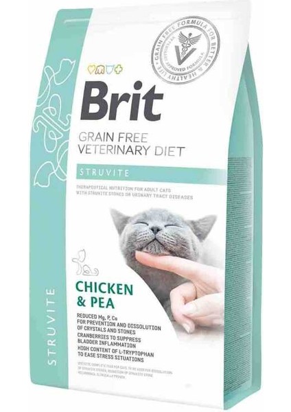 Brit Veterinary Diet Struvite Idrar Yolu Sağlığı Destekleyici Tahılsız Kedi Maması 5 kg