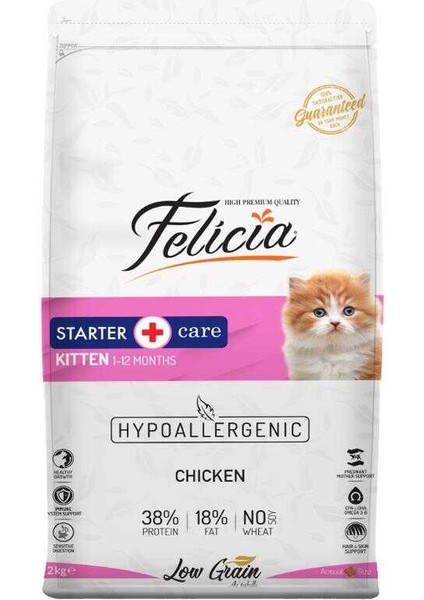 Tavuklu Düşük Tahıllı Yavru Kedi Maması 2 kg