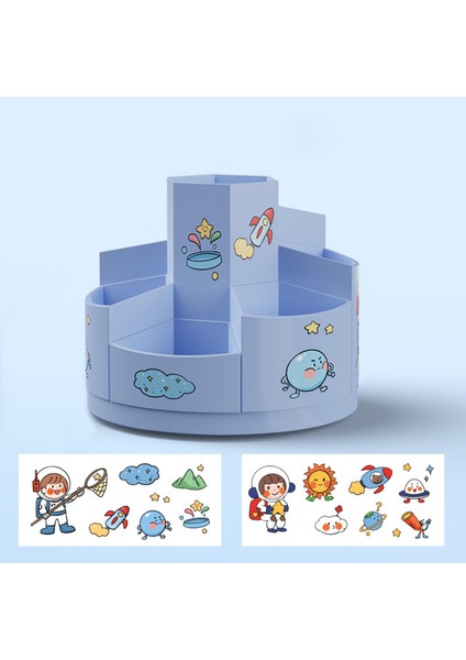 Düzenleyici Yüksek Kapasiteli Fırçası Vanity Tezgahı Mavi (Yurt Dışından) fırsatları