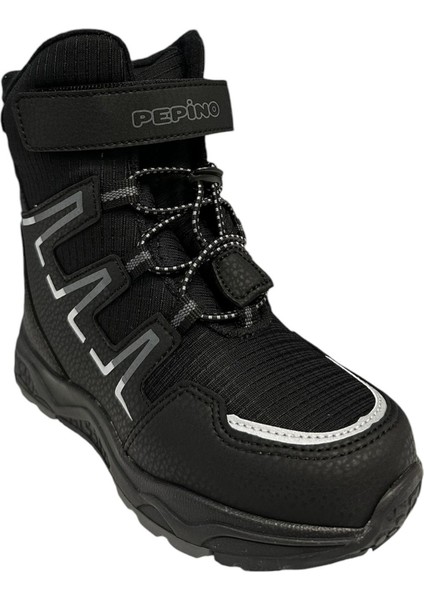 Pk24-1361 Patik Erkek Çocuk Kar Botu Siyah modelleri