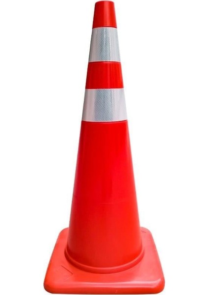 10'Lu Pvc Trafik Konisi Seti 90 Cm Çift Reflektifli fiyatları