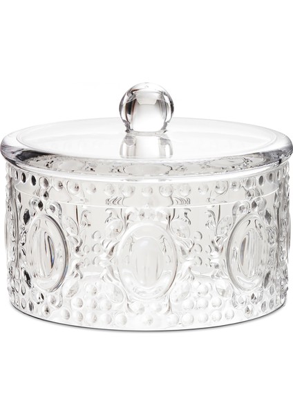 Baroque Rock Kek Saklama Kabı Şeffaf