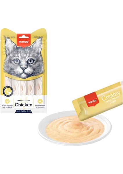 Sıvı Tavuklu Kedi Ödülü 5X14 gr