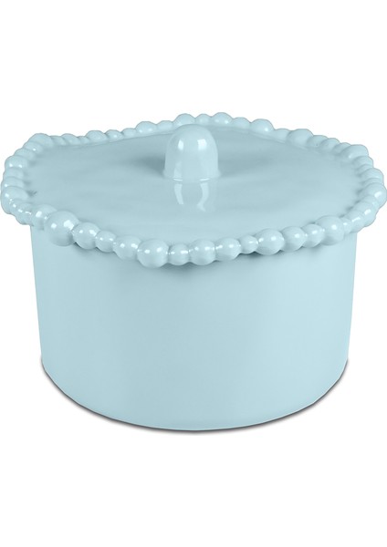 Joke Table Kitchen Melamin Bisküvi Kavanozu 11 cm x 11 cm Aqua