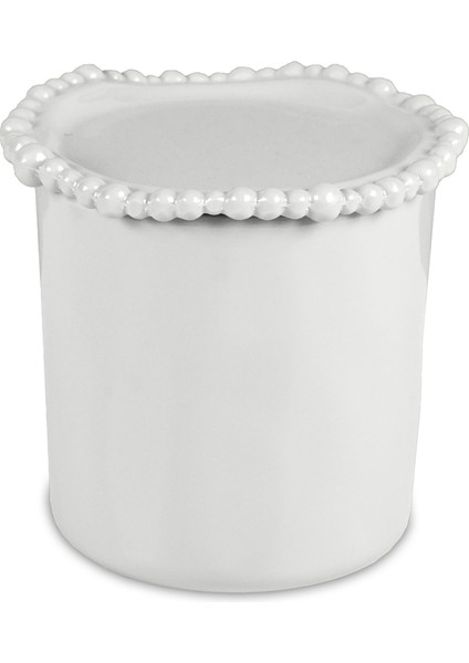 Joke Table Kitchen Melamin Kavanoz 11 cm x 11 cm Beyaz