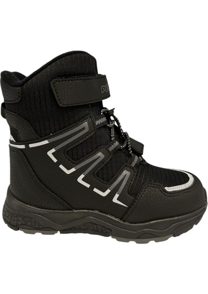 Pk24-1361 Filet Erkek Çocuk Kar Botu Siyah