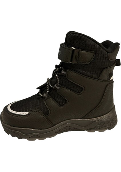 Pk24-1361 Filet Erkek Çocuk Kar Botu Siyah