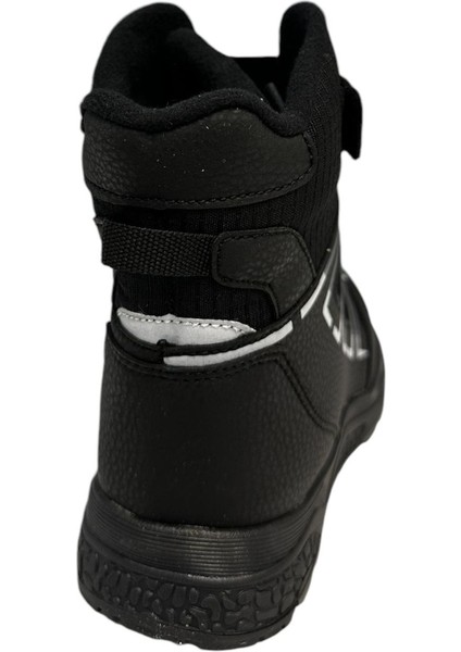 Pk24-1361 Filet Erkek Çocuk Kar Botu Siyah
