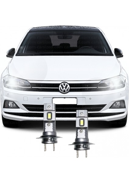 Vw Yeni Polo 7 Led Kısa Far Ampulü Mini Led 2'Li Set H7
