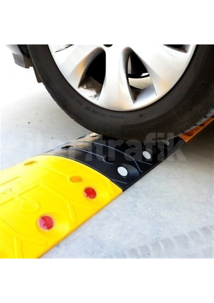 Oval Plastik Hız Kesici Set, Yol Kasisi 6,5 metre