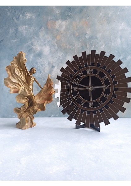 Dekoratif Minimalist Duvar ve Masa Saati (Küçük Boy 30 Cm) modelleri