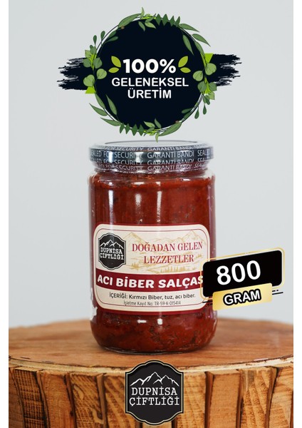 Acı Biber Salçası 800G