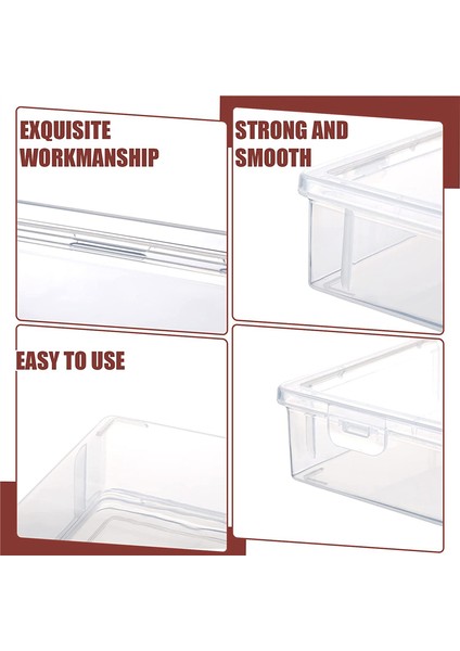 7ın x 9ın x 2ın Kapaklı Saklama Kutusu Çok Amaçlı El Sanatları Düzenleyici (Yurt Dışından) fırsatları