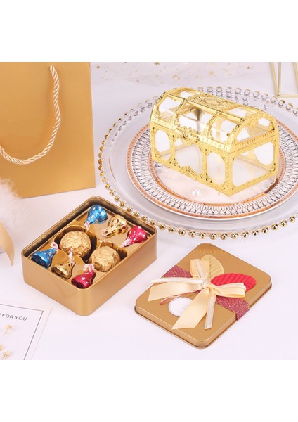 Mini Mücevher Kutusu Şeker Yüzük Küpe Depolama Organizatör Altın L (Yurt Dışından) modelleri
