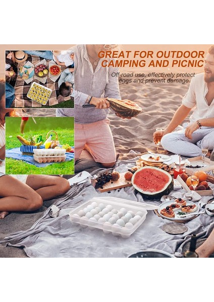 Buzdolabı Yumurtalık 68 Izgaralı Kapaklı Yumurta Tepsisi Rafı (2 Parça) (Yurt Dışından)
