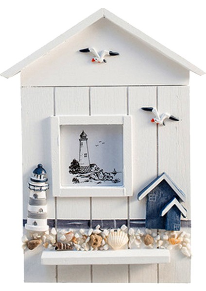 Anahtar Dolabı Ahşap Denizcilik Tarzı Duvara Monte Ahşap Tutucu Dolap (Yurt Dışından)