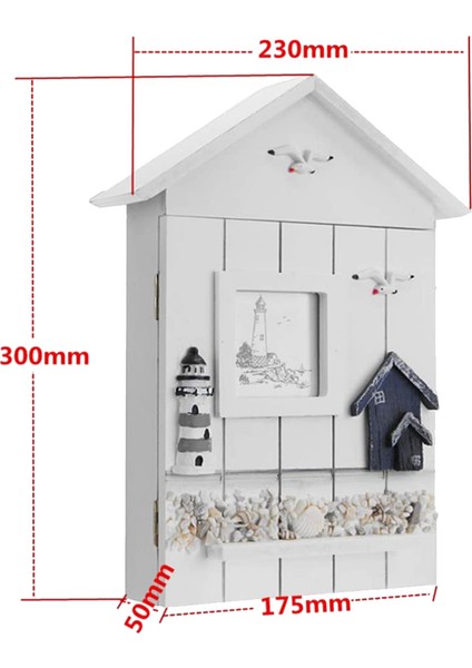 Anahtar Dolabı Ahşap Denizcilik Tarzı Duvara Monte Ahşap Tutucu Dolap (Yurt Dışından) fiyatları