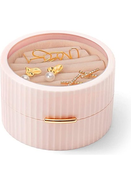 Seyahat Takı Organizatörü, Küçük Taşınabilir Mini Takı Çantası (Pembe) (Yurt Dışından)