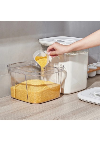 Mutfak Saklama Kutusu Gıda Organizatör Kabı Hava Geçirmez Şeffaf-5kg (Yurt Dışından) indirimleri