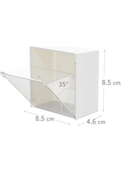 Flip Saklama Kutusu Şeffaf Yapışkanlı Küçük Nesne Saklama Kutusu (Yurt Dışından) fiyatları