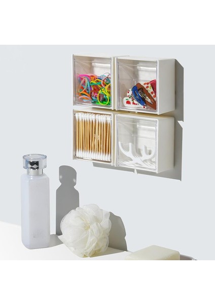 Flip Saklama Kutusu Şeffaf Yapışkanlı Küçük Nesne Saklama Kutusu (Yurt Dışından) modelleri