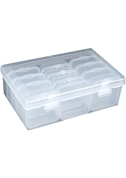 2'li Paket Boncuk Düzenleyici Kapaklı Kutu (Yurt Dışından)