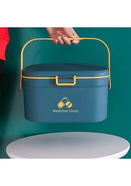 Çok Fonksiyonlu Acil Durum Hapları Kutusu Ilk Yardım Çantası Kabı Mavi (Yurt Dışından) fiyatları