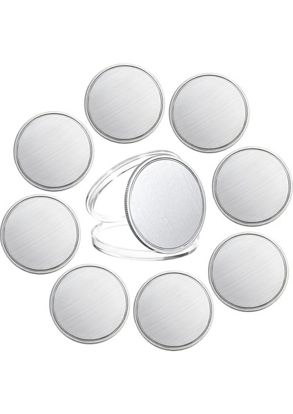 Lazer Gravür Için 8pcs Boş Mücadele Paraları, Gümüş (Yurt Dışından) fırsatları