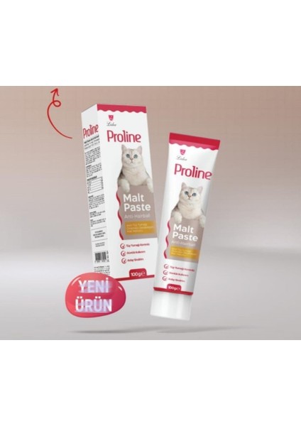 Pro Line Malt Paste Tüy Yumağı Önleyici Kedi Malt Yeni Ürün