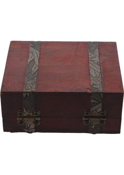 Ahşap Vintage Kilit Hazine Sandığı Mücevher Saklama Kutusu Kasa (Yurt Dışından) modelleri