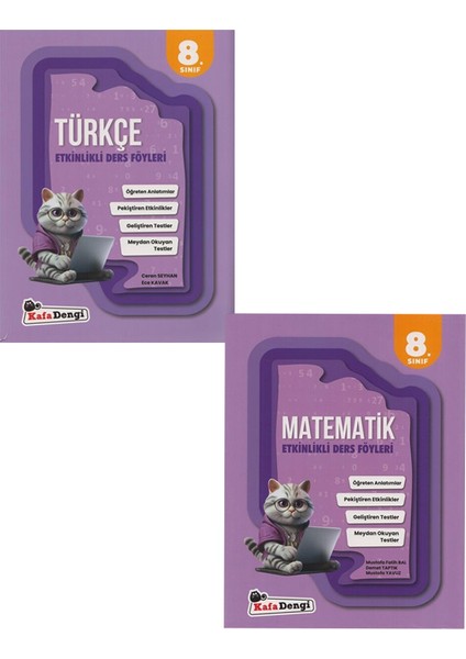 8. Sınıf Türkçe+Matematik Etkinlikli Ders Föyleri