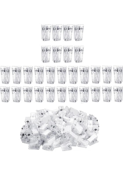 Fotoğrafları Için 100X Şeffaf Klipsler Şeffaf Tek Taraflı Yapıştırıcı (Yurt Dışından) fırsatları