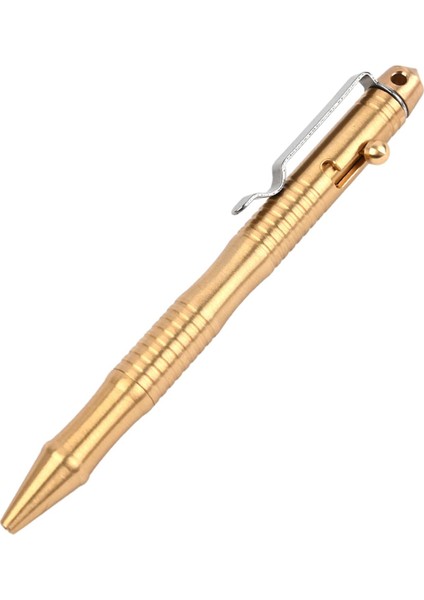 Pirinç Cı Babalar Günü Hediyesi Derin Cep Klipsli Tükenmez Paslanmaz Altın (Yurt Dışından)