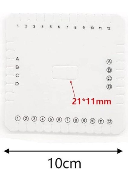 Kumihimo Disk (Bileklik Aparatı) Eva Malzemeden Imal (10CM Kare)
