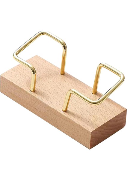 Ahşap Kartvizit Sergileme Tutucusu Kartvizit Düzenleyici Kararlı A (Yurt Dışından)
