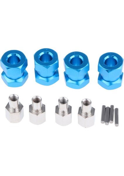 12MM 15MM Genişletilmiş Adapt Birleştiricisi Wraith Axıal SCX10 D90 Mavi -15MM (Yurt Dışından)