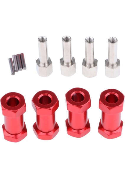 12MM 15-25MM Adapt 1/10 Rc Wraith Axıal SCX10 D90 Kırmızı -25MM (Yurt Dışından)