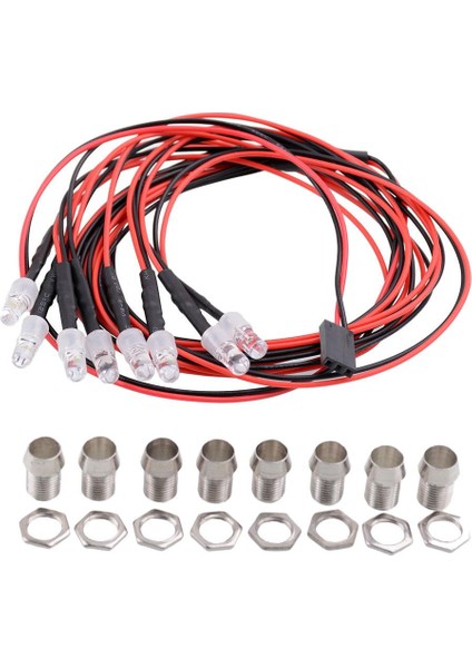 8x Yükseltme LED Işıklar 1/5 1/8 1/10 1/12 1/16 Rc Için (Yurt Dışından) fırsatları
