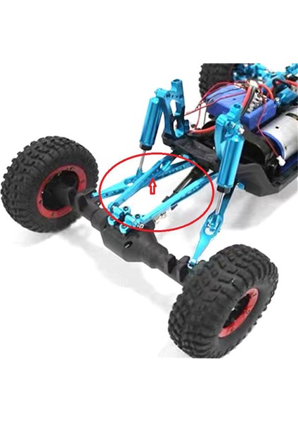 2 Rc Metal Bağlantı Çubuğu Bağlantısı 1/12 Rc Yükseltilmiş I Mavi (Yurt Dışından)