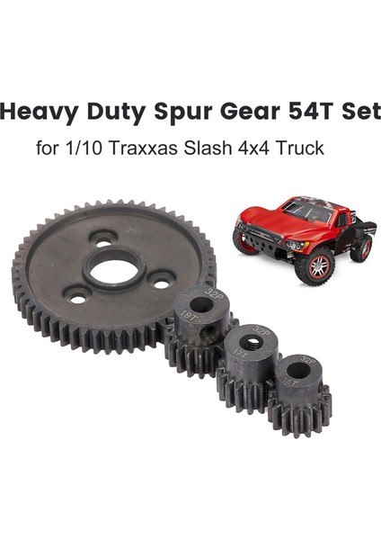 Sert Çelik Mahmuz + Motor Dişli Slash 4x4 1/10'a (Yurt Dışından)