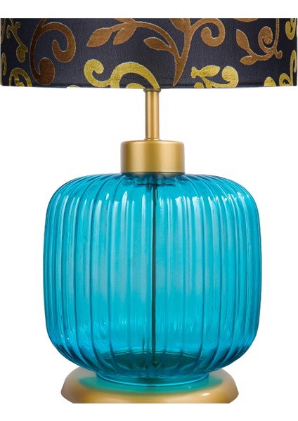 Intense Sapphire Blue Cam Abajur modelleri