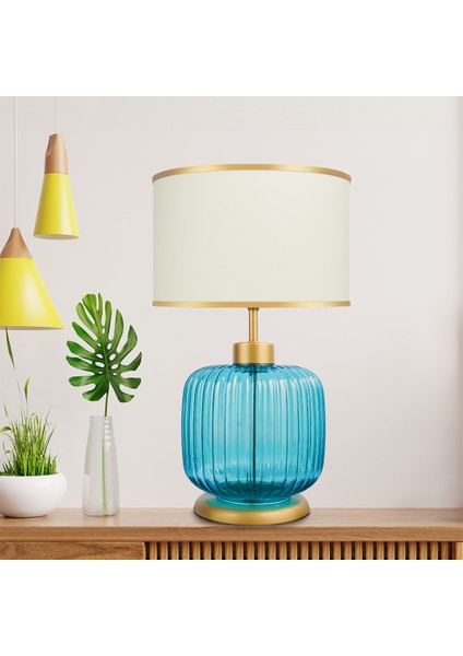 Intense Sapphire Blue Cam Abajur fiyatları