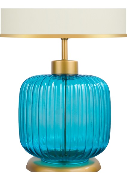 Intense Sapphire Blue Cam Abajur modelleri