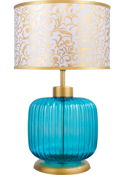 Intense Sapphire Blue Cam Abajur