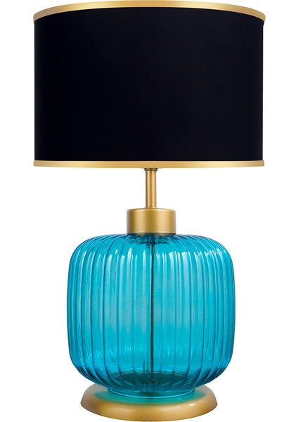 Intense Sapphire Blue Cam Abajur