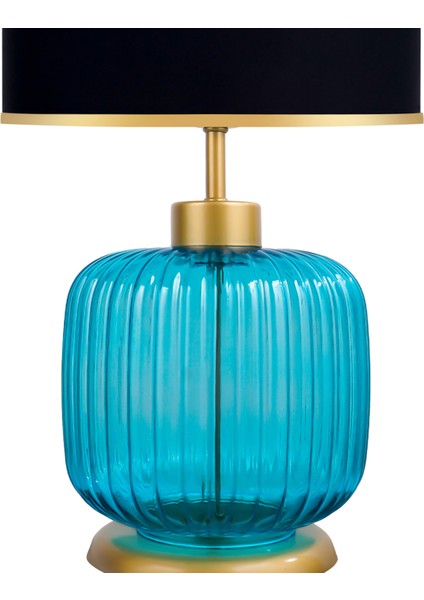 Intense Sapphire Blue Cam Abajur modelleri